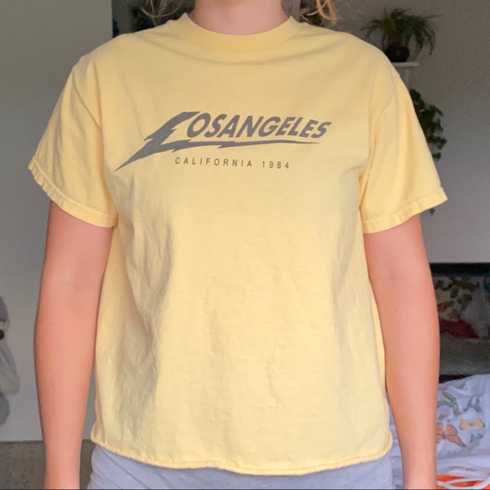 Yellow Brandy Melville Top